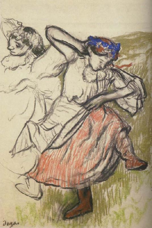 Edgar Degas Russian Dancers